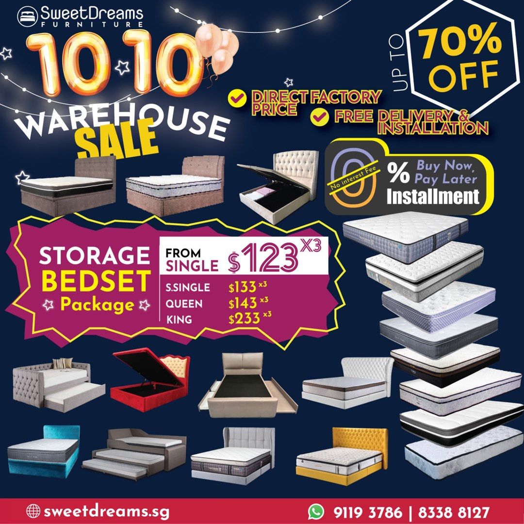 10.10 Warehouses SALE!!! / Storage /Mattress /Furniture, Furniture