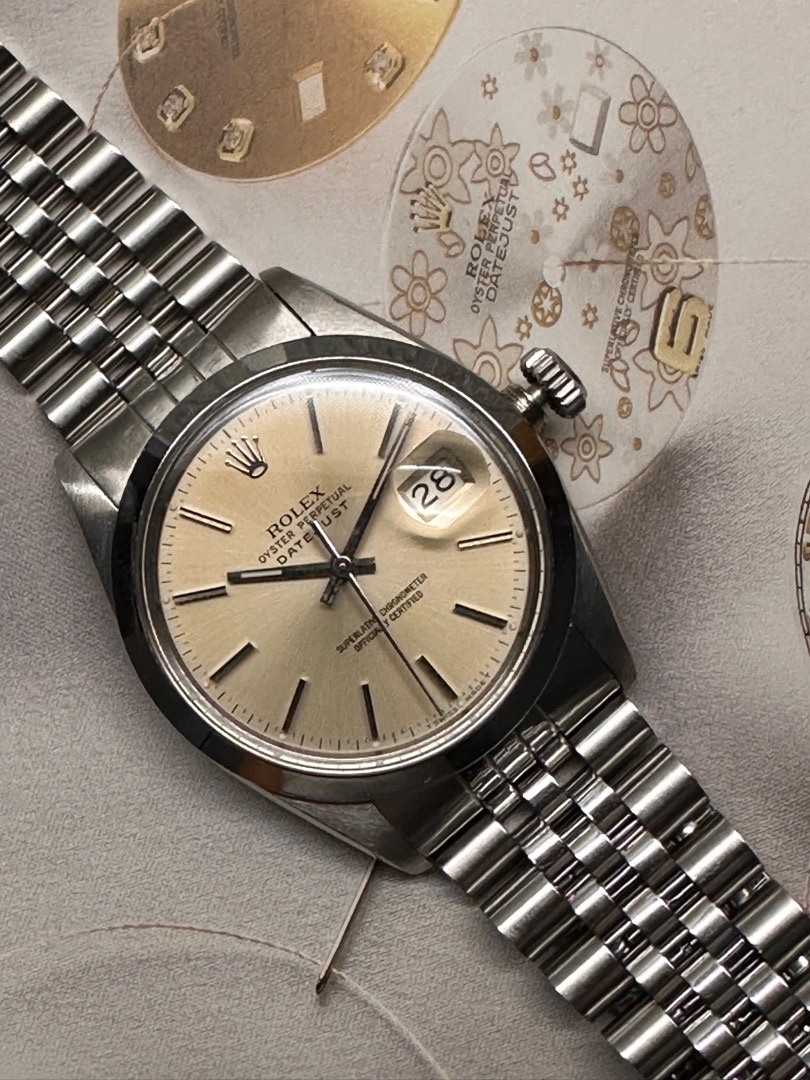 Rolex datejust 16000 series hot sale