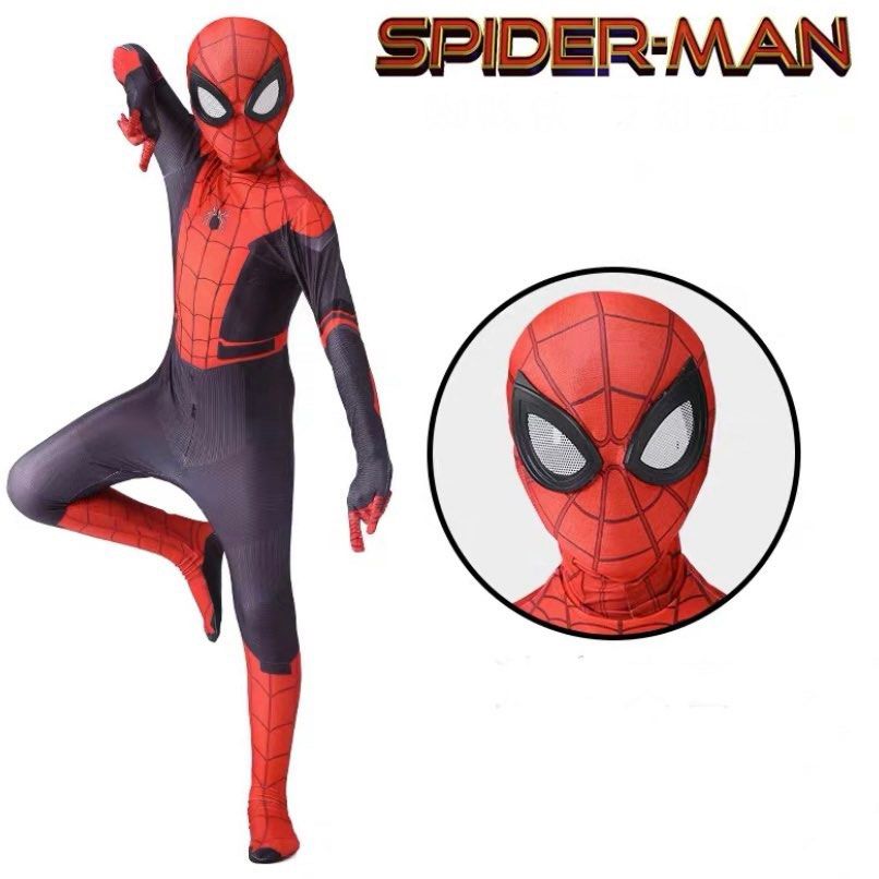 Spider Man Far From Home Peter Parker Spiderman Cosplay Costume for Men &  Kids