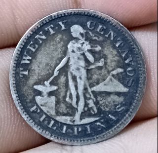 1904 Twenty Centavos USPI