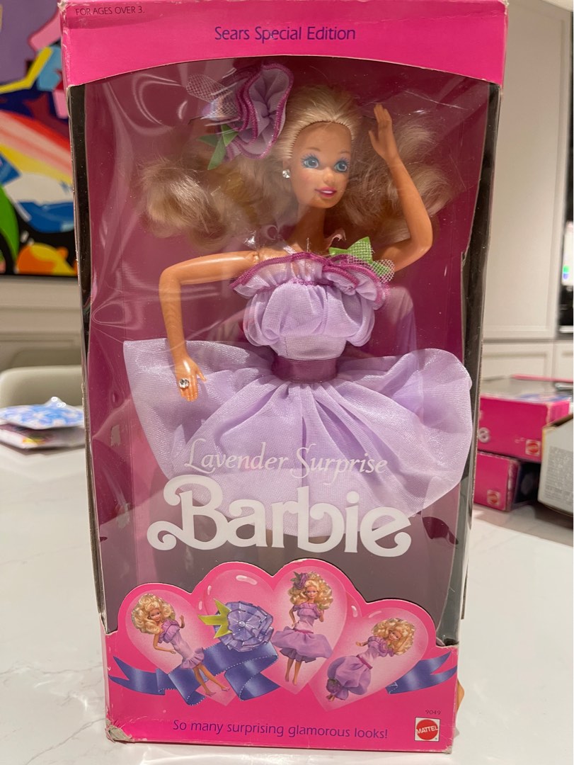 1989 Lavender Surprise Barbie Sears Special Edition