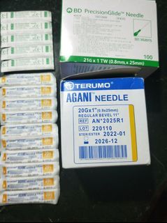 20G & 21G Needles, 1" Length