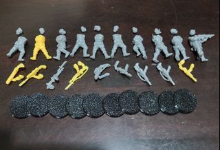 3D Printed Unpainted Resin 10th Edition Cadian Shock  Troops Tabletop Miniature Figures