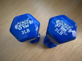 3LB dumb bells (used once)