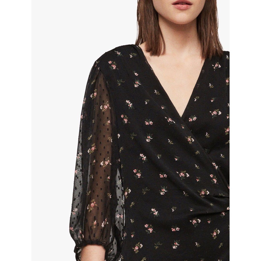 90 NEW AllSaints Jade aster mini dress Carousell