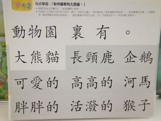幼稚園字卡