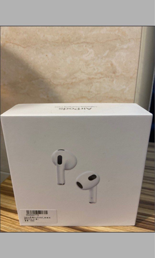 蘋果Airpods3 全新品未使用, 耳機及錄音音訊設備, 耳機在旋轉拍賣