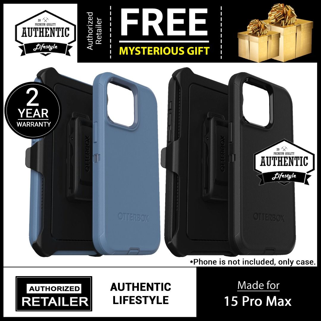 OtterBox Defender Series Pro Hard Shell for Apple iPhone 15 Pro