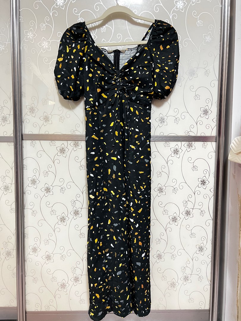 Topshop ditsy shop smock dress