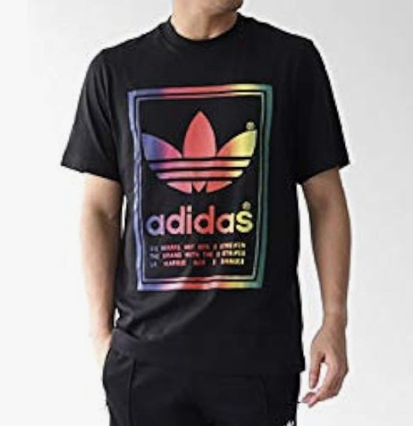 Adidas double logo shirt deals