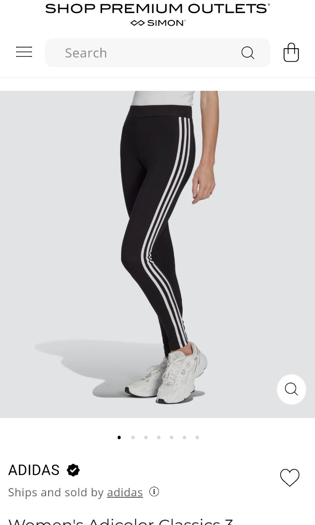 Adidas woman classic 3 stripes leggings, Women's Fashion, Activewear on  Carousell