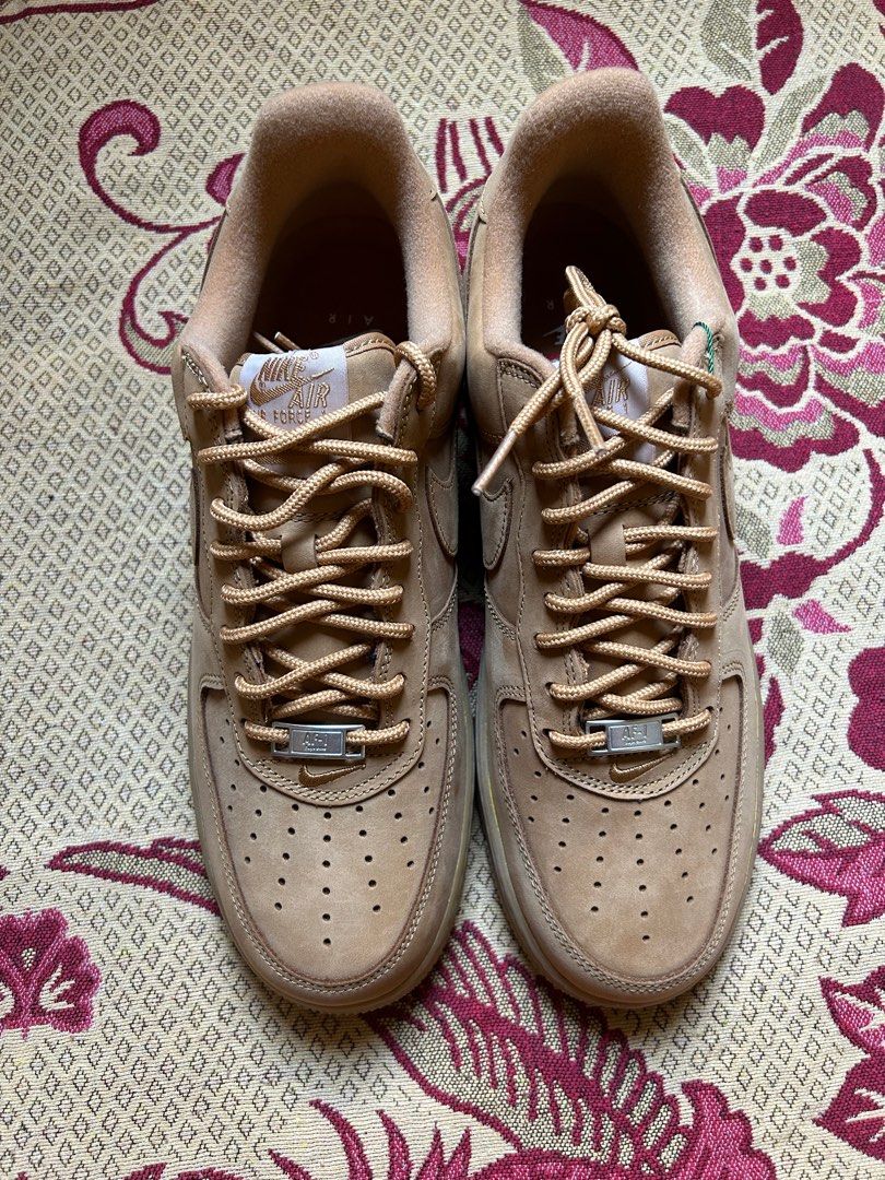 Nike Air Force 1 Low SP Supreme Wheat Flax (DN1555-200) In Hands Ready to  Ship