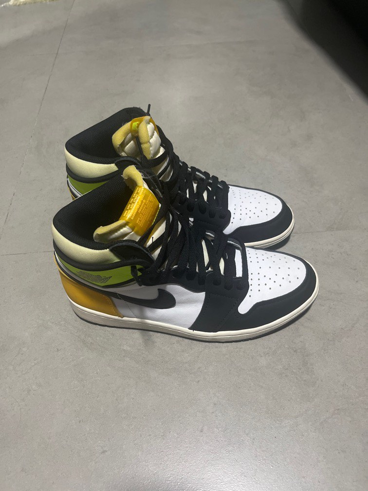 volt gold air jordan 1