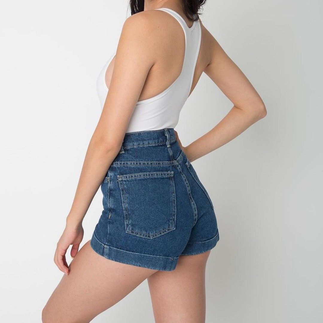 American apparel high deals waisted shorts