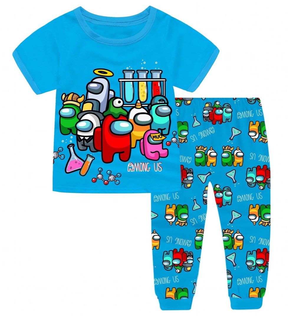 Among us kids pajamas shop