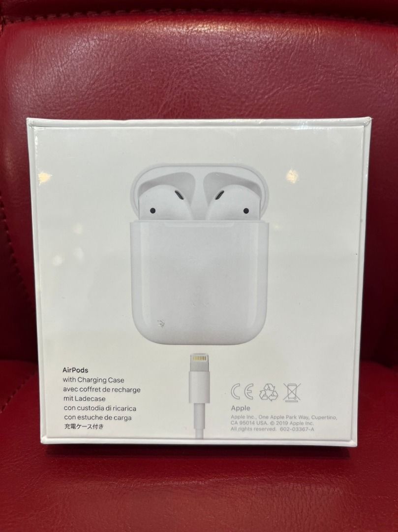 艾爾巴數位】APPLE AirPods 2代A1602 #全新藍芽耳機#新興店FLX2Y, 耳機