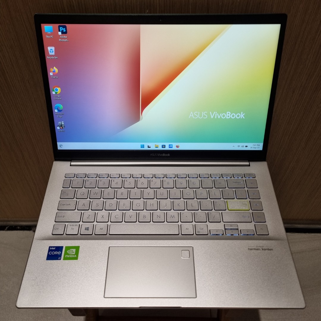 Asus I7 1165g716gb512gb Ssdnvidia Mx35014 Fhd Ips Vivobook S14 Laptop Warranty Till Jan 0583