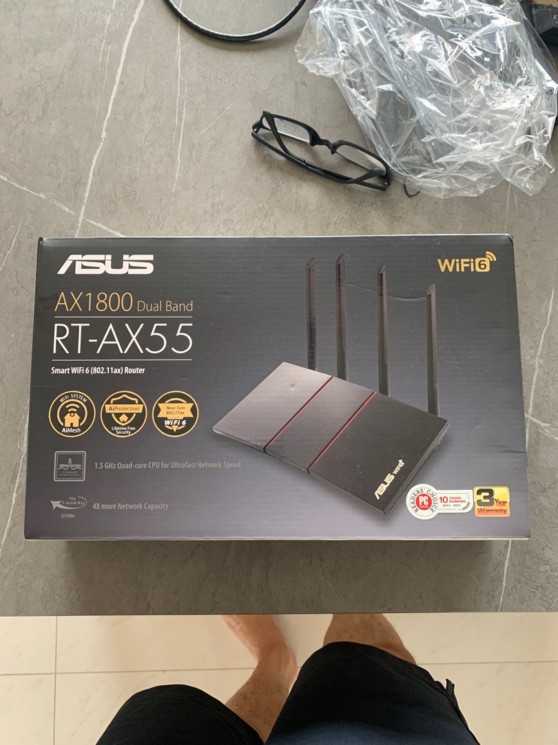 Asus RT-AX55 Router WIFI 6, Computers & Tech, Parts & Accessories ...