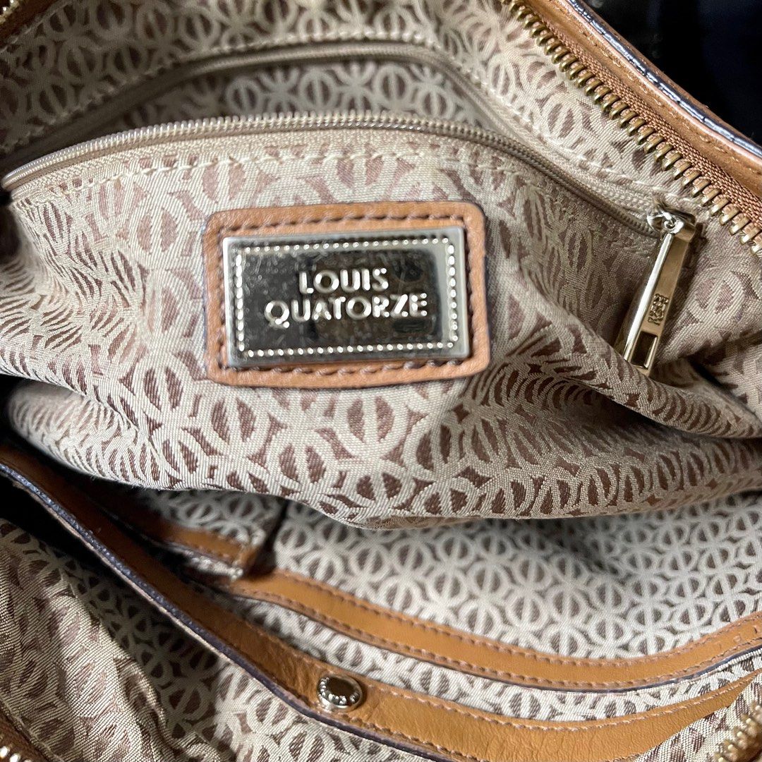 Louis QUATORZE Genuine Leather Two Way Shoulder Crossbody Bag, Women's  Fashion, Bags & Wallets, Cross-body Bags on Carousell
