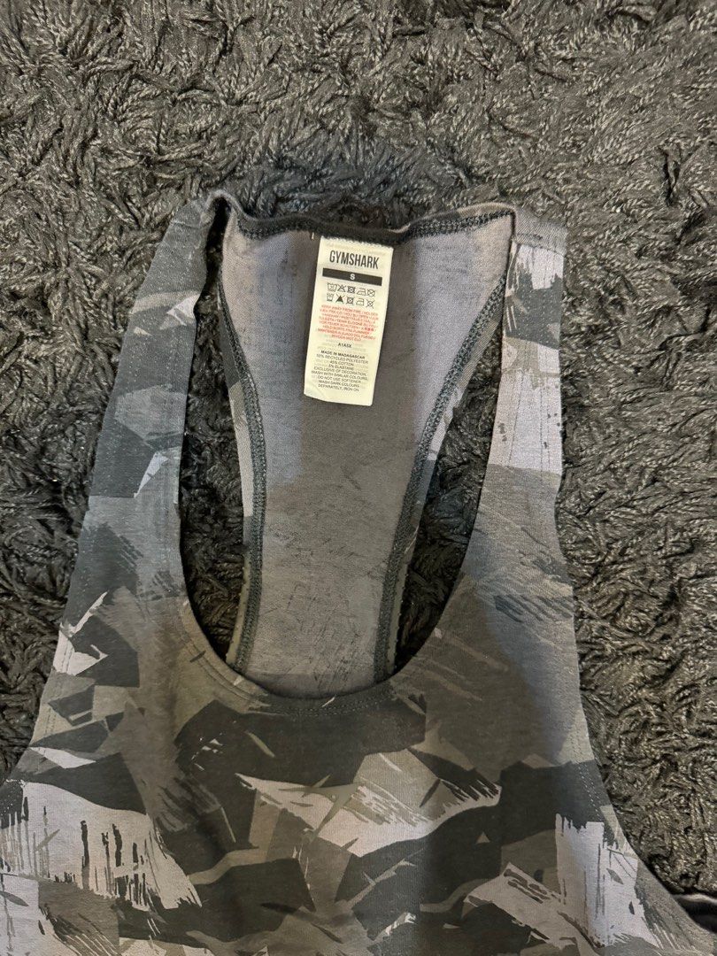Authentic gymshark Tank top, Men's Fashion, Activewear on Carousell