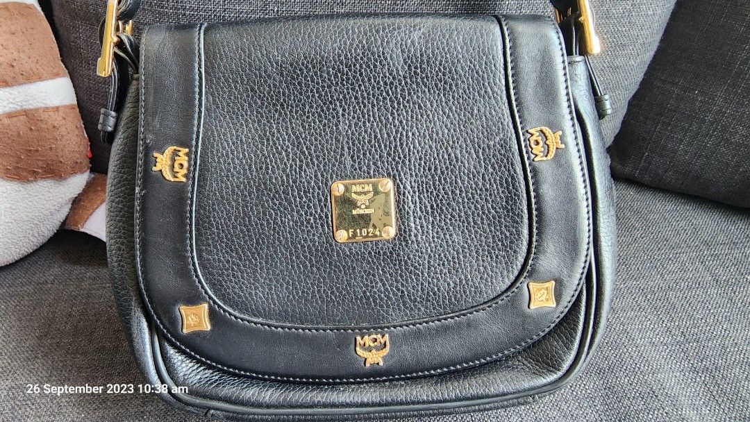 Authentic MCM Leather Bag Small Women s Fashion Bags Wallets