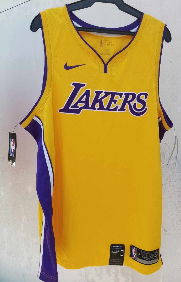 Nike NBA LA Lakers Lebron James #23 Swingman Jersey Size 52 Wish Logo