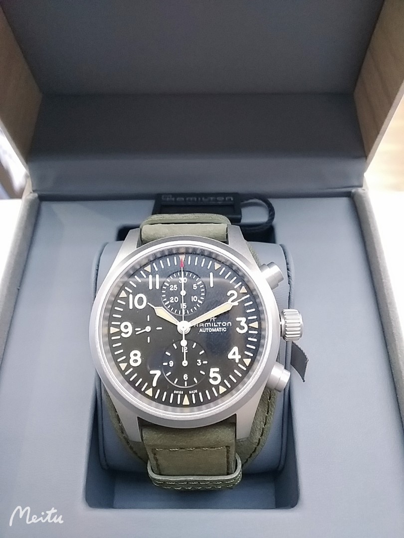 HAMILTON KHAKI FIELD 卡其野戰系列H71706830 AUTO CHRONO 自動上鏈機