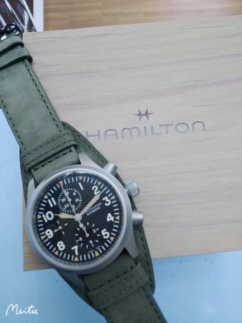 HAMILTON KHAKI FIELD 卡其野戰系列H71706830 AUTO CHRONO 自動上鏈機