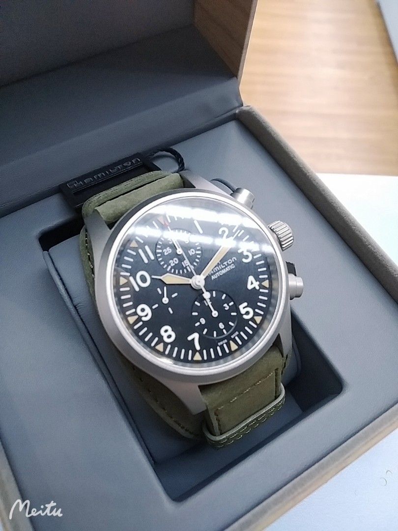 HAMILTON KHAKI FIELD 卡其野戰系列H71706830 AUTO CHRONO 自動上鏈機