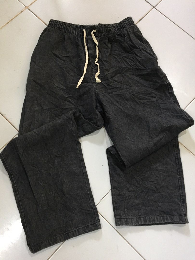 Baggy Pants HW, Women's Fashion, Bottoms, Jeans on Carousell