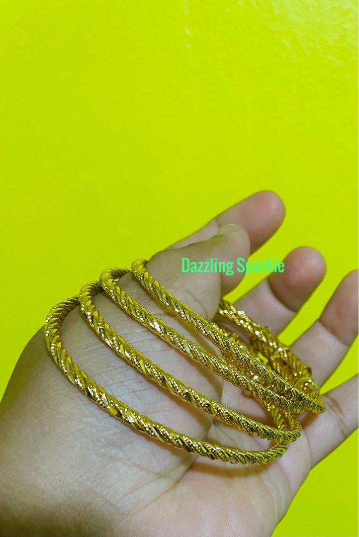 Gold covering bangles with price sale