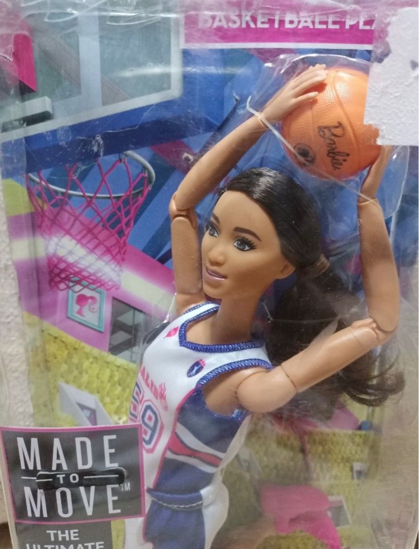 Basketball made shop to move barbie