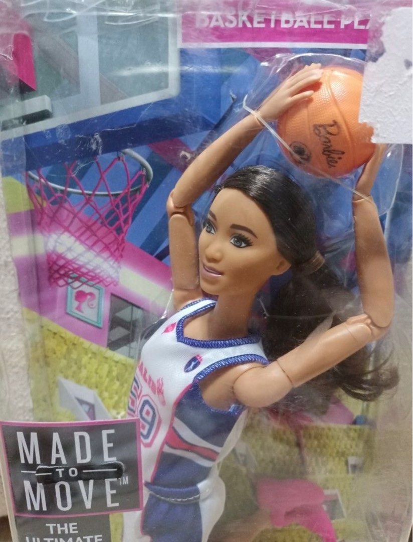 Barbie Made to Move Basketball Player Doll Hobbies Toys Toys Games on Carousell