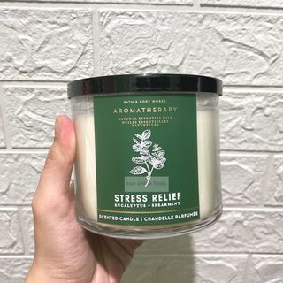 BBW Aromatherapy Stress Relief 3-wick Scented Candle 🇨🇦