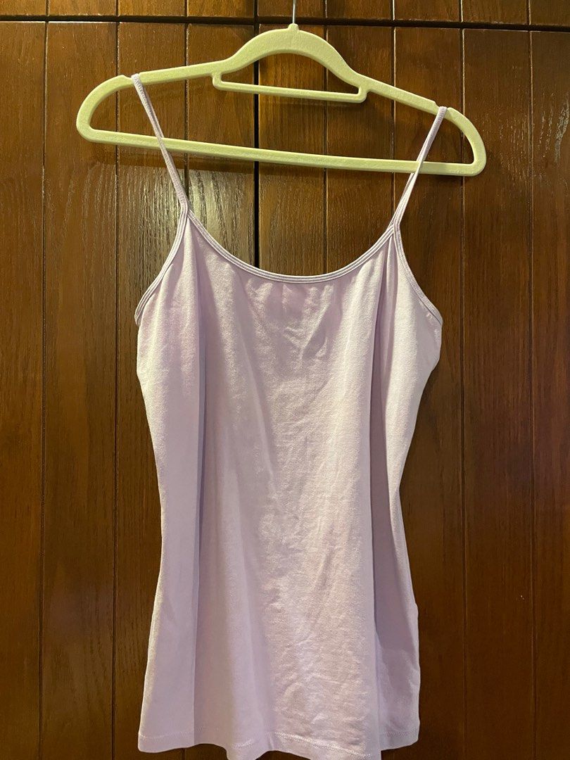Purple spaghetti strap tank tops online
