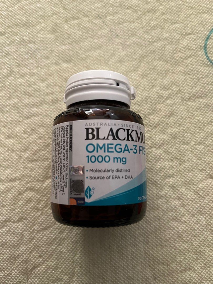 Blackmores Omega 3 Fish Oil 1000mg Health Nutrition Health