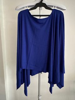 Blue nursing cover