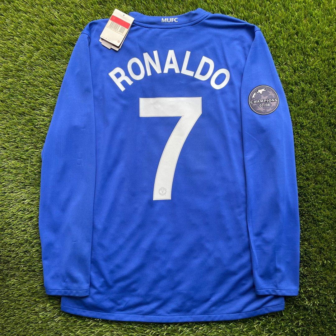 Manchester United Home 2008-2009 Ronaldo UCL BNWT, Men's Fashion,  Activewear on Carousell