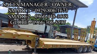 Brand new 3 axle 60 tons 32ft flat low bed trailer and more brandnew 32feet 32 feet ft 60tons 12w