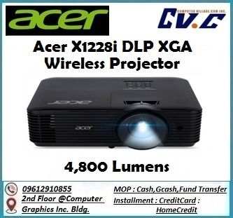 Brand New Acer X1228i DLP XGA Wireless Projector