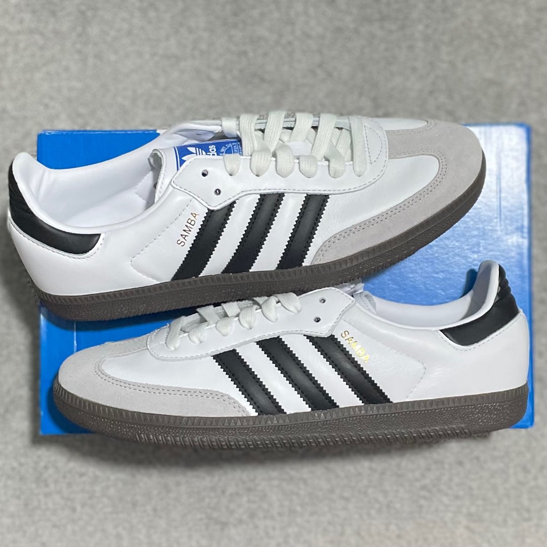 Brand New Adidas Samba OG Cloud White Core Black Size 9 US With Box ...
