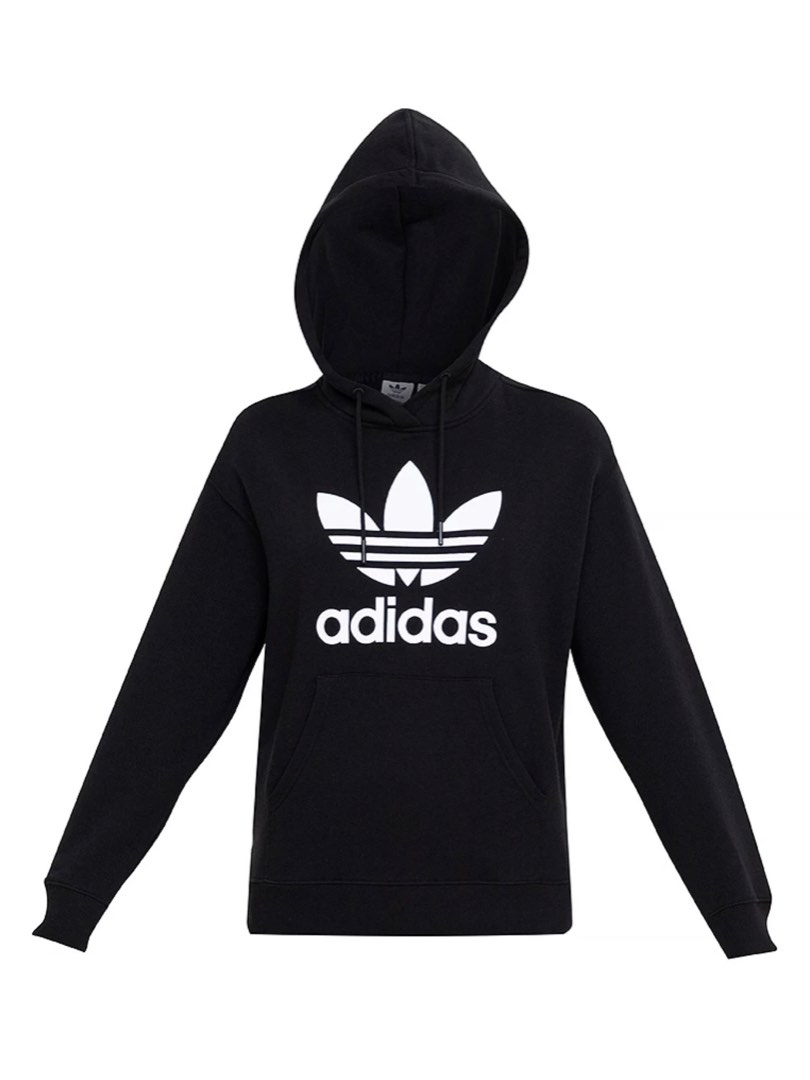 Adidas originals authentic hoody in black hot sale
