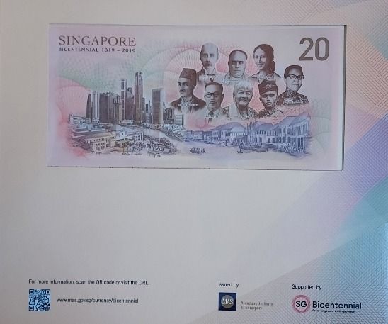 Brand New (Best Condition) Singapore Bicentennial Commemorative SGD 20 ...