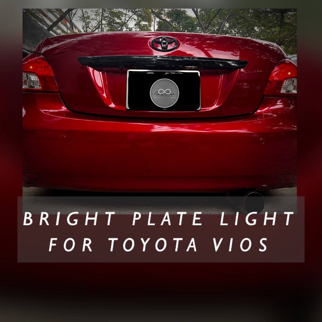 BRIGHT Car Number License Plate Light for TOYOTA VIOS Interior Cabin