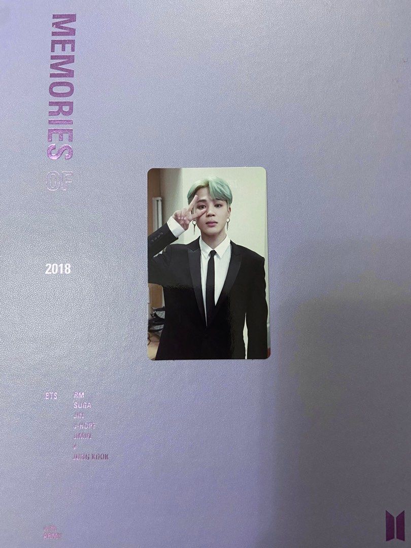 BTS Memories of 2018 Jimin 小卡, 興趣及遊戲, 收藏品及紀念品, 韓流