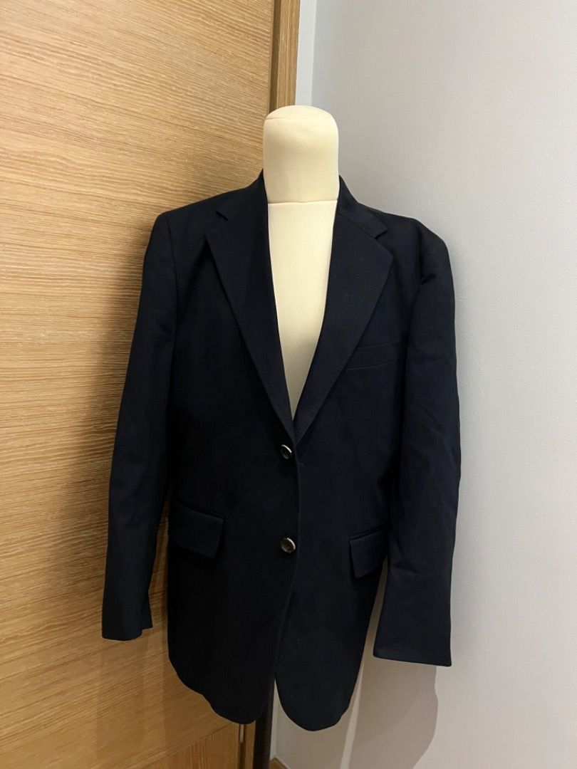 Burberry men's deals navy blazer