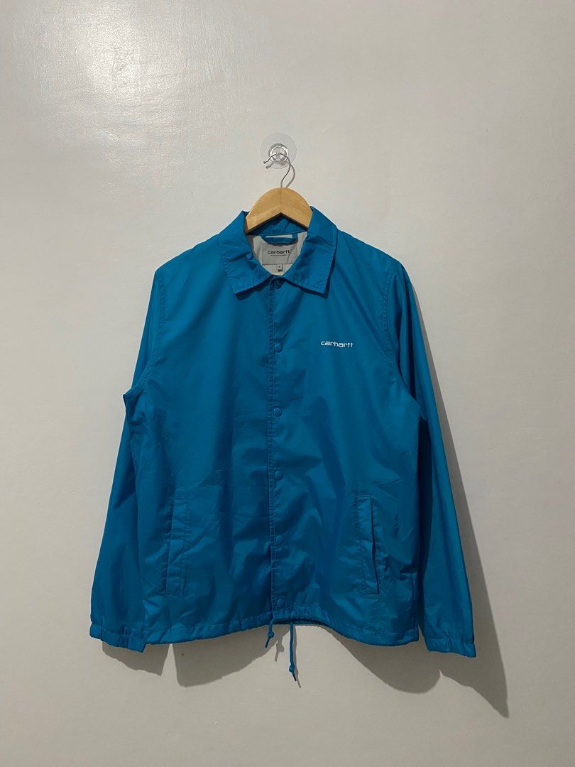 CARHARTT SCRIPT COACH JACKET Men s Fashion Coats Jackets and Outerwear on Carousell