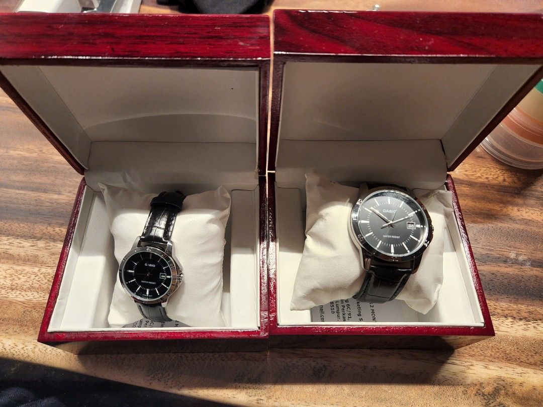 Casio pair clearance watches