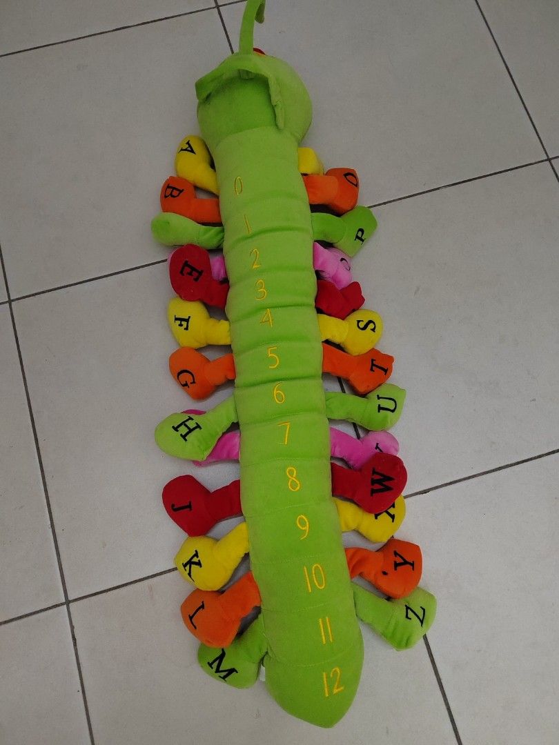 Caterpillar soft toy ABC 123