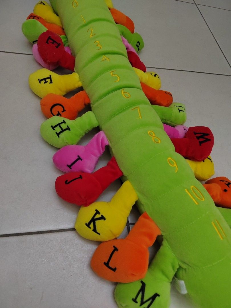 Abc caterpillar plush toy 2025